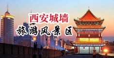 美女日逼大片中国陕西-西安城墙旅游风景区